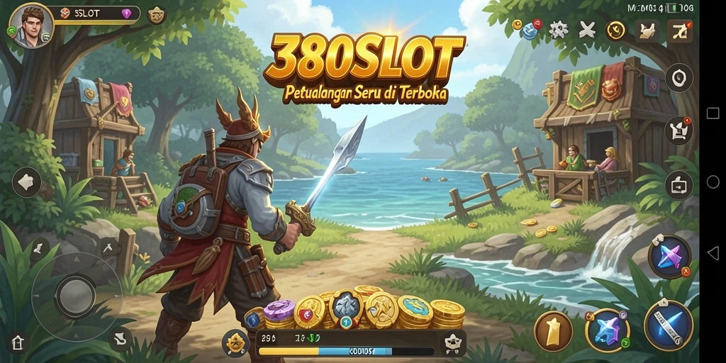 Tampilan gameplay yang imersif di dunia terbuka 380SLOT.