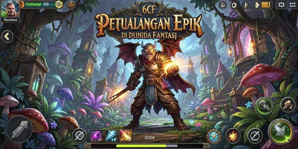 Gameplay 6CF yang menarik di dunia RPG penuh petualangan.
