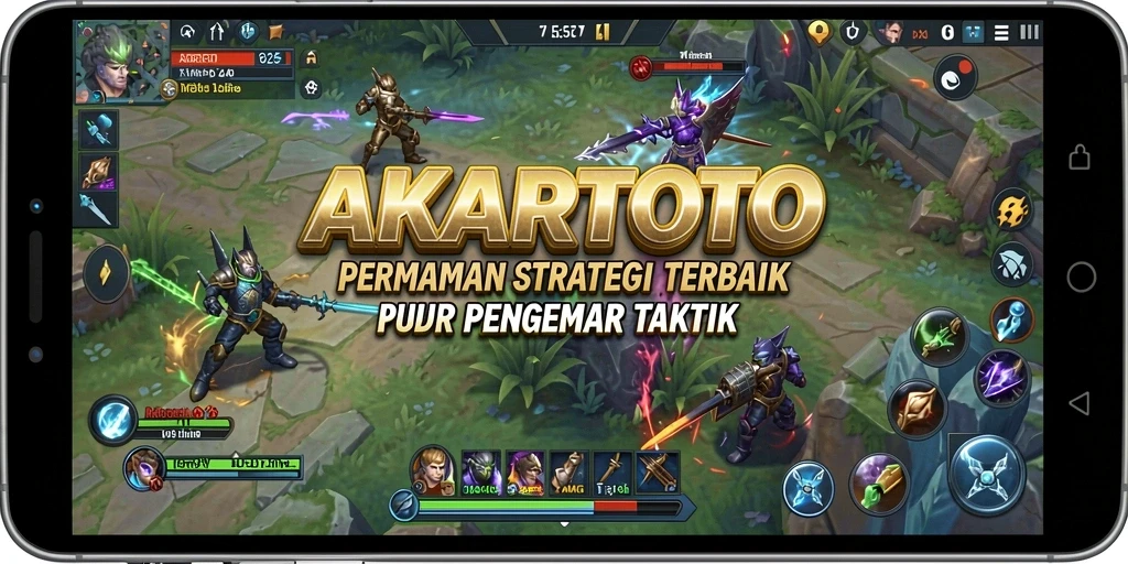 Tampilan gameplay AKARTOTO yang menegangkan dan penuh strategi.
