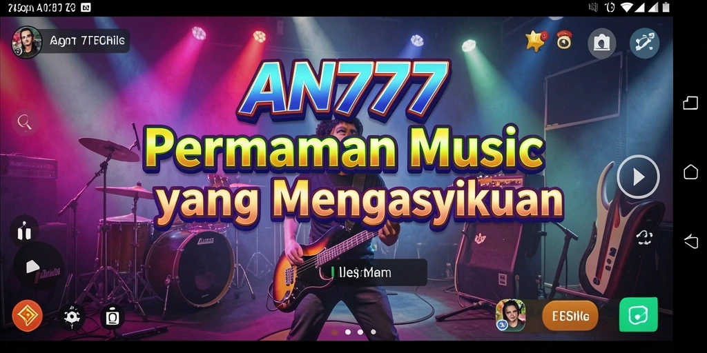 Tampilan gameplay AN777 yang penuh warna dan dinamis.