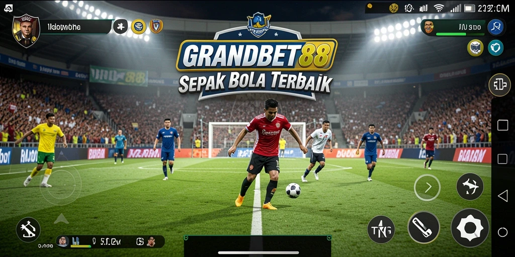 Tampilan gameplay menarik di GRANDBET88 dengan fitur sepak bola.