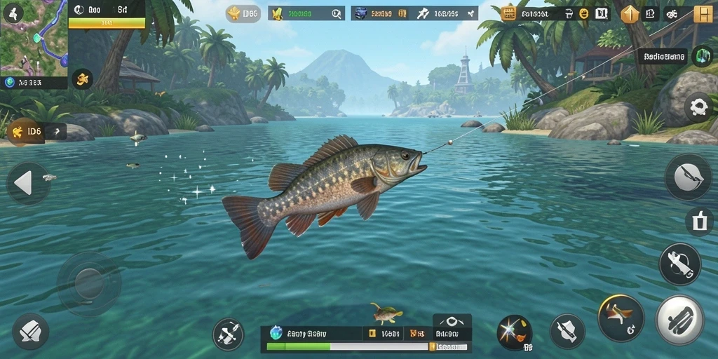 Tampilan menarik dari gameplay ID66 saat memancing.