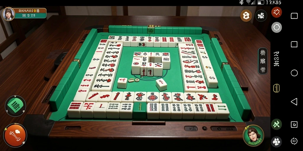 Screenshot gameplay Mahjong RK55 menampilkan tantangan seru.