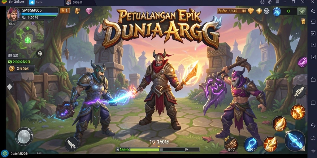 Tangkapan layar menampilkan aksi memukau dalam gameplay ARPG.